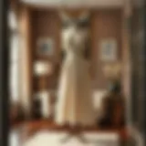 Elegant midi dress in a sophisticated setting