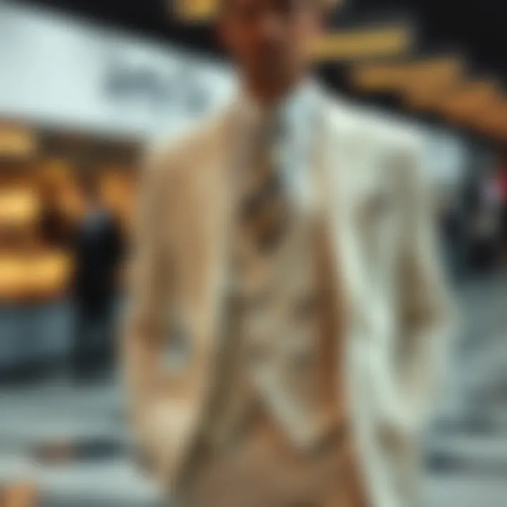 Elegant Design of Contemporary Italian Suits Elegant Italian suit design showcasing modern trends