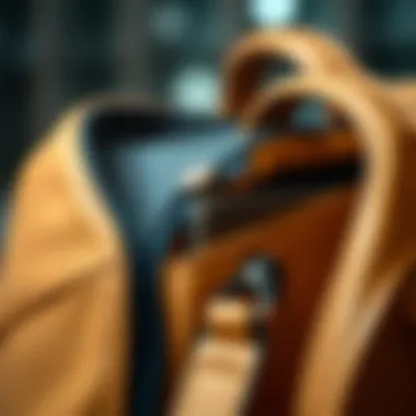 Close-up of innovative design elements in a multifunctional bag