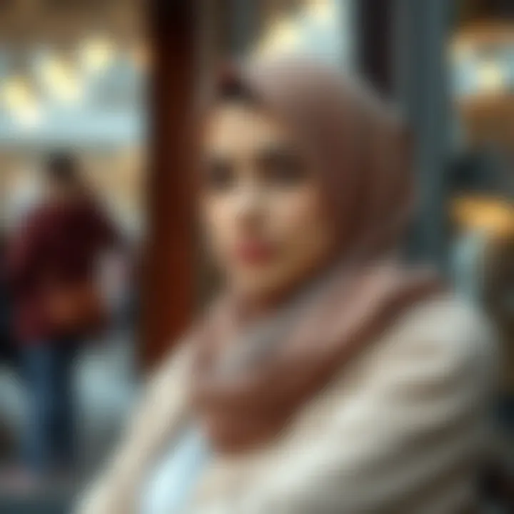 Trendy outfit combining comfort and style