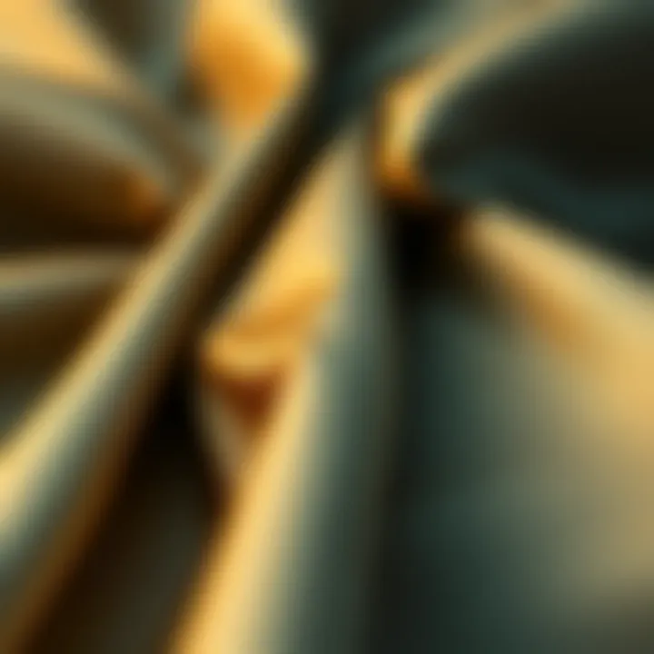 Texture and Quality of Evening Dress Materials Close-up of luxurious fabric for evening attire