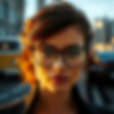 Elegant design of Obses glasses reflecting modern fashion trends