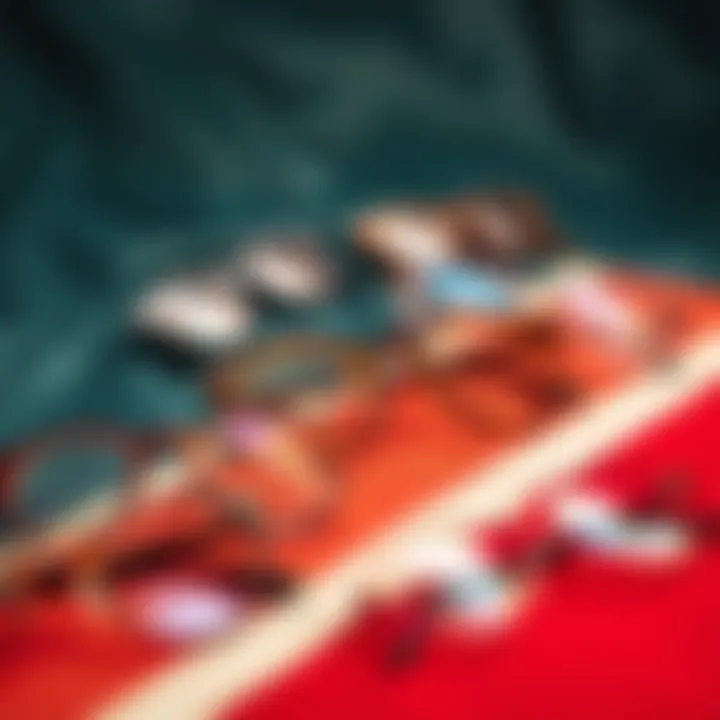 Various styles of Obses glasses displayed on a stylish background