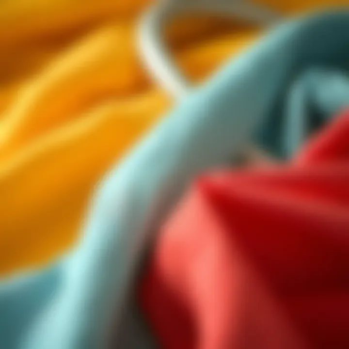 Cotton crepe fabric in various colors representing versatility in fashion design