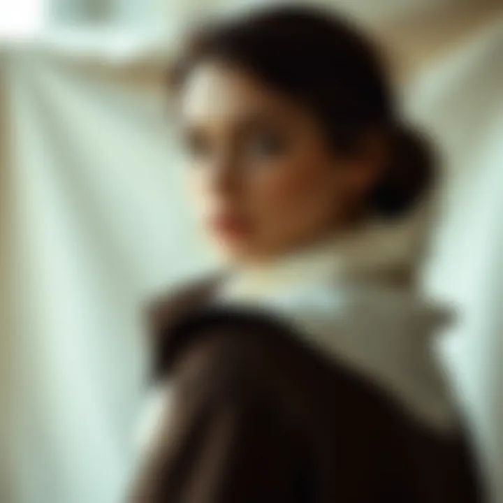 A sustainable fashion collection incorporating cotton crepe fabric