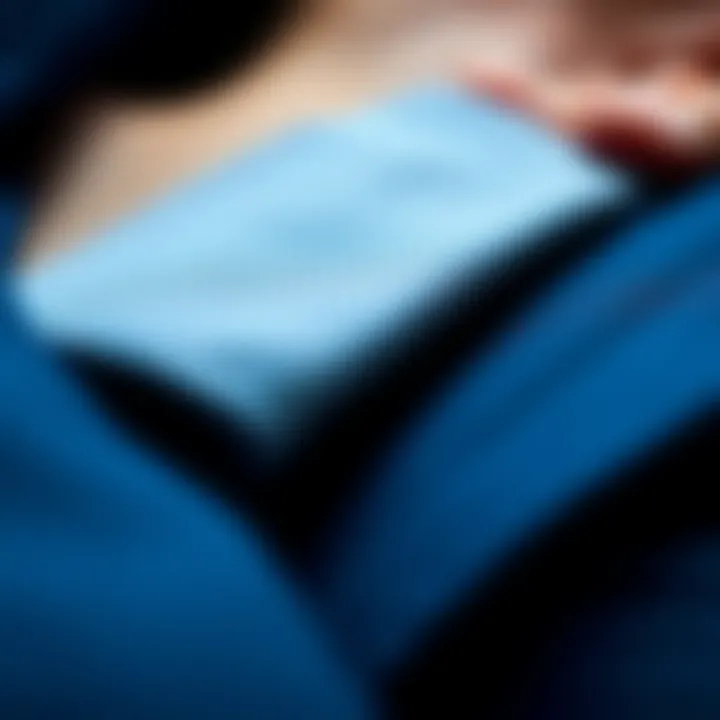 Close-up of fabric textures in parliament blue suits