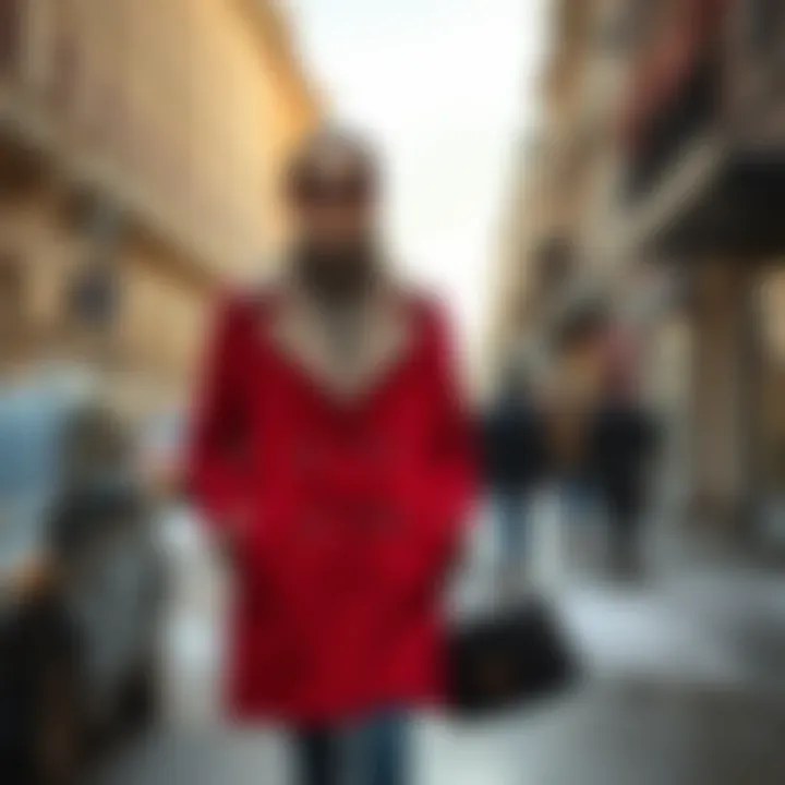 Chic Winter Outfit with Pierre Cardin Coat Chic winter outfit showcasing a Pierre Cardin coat with accessories