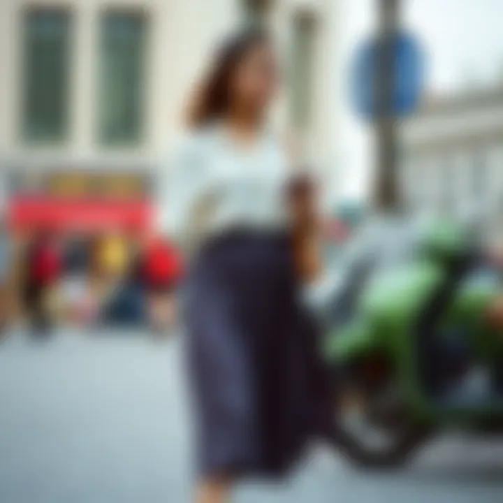 Casual day out with pleated skirt and shirt