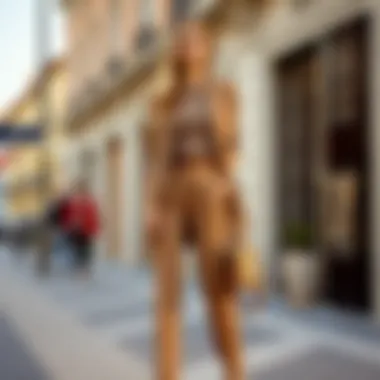 Chic Ensemble with Pleated Trousers Stylish ensemble featuring pleated trousers and accessories