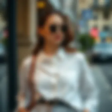 Stylish Outfit with Poplin Shirt Stylish outfit combination featuring a poplin shirt