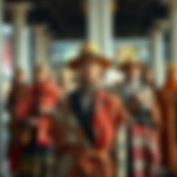 A collage of unique regional fashion styles