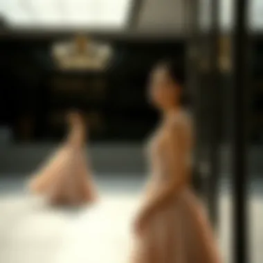 Showcasing timeless minimalist evening gowns