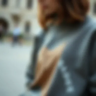 Fashionable layering techniques with sweatshirts