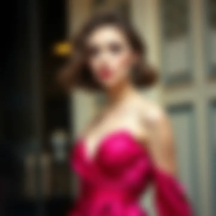 Vibrant Elegance in Satin Elegant satin mini dress showcasing a vibrant color