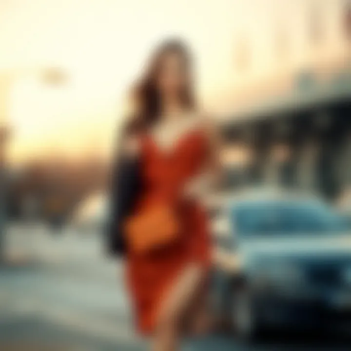 Chic Styling with Satin Mini Dress Stylish outfit combination featuring a satin mini dress