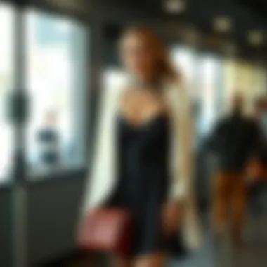 Diverse combinations of accessories styled with a mini dress