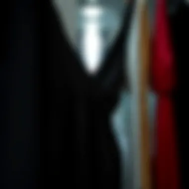 Different fabric options for a stylish black dress