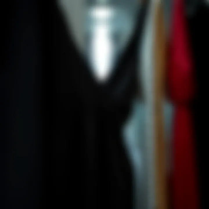 Different fabric options for a stylish black dress