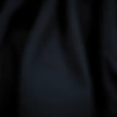 Exploring the Texture of Black Fabric Close-up of the fabric texture of a black skirt