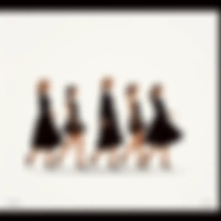 The Evolution of Black Skirt Fashion Historical timeline showcasing black skirt fashion evolution