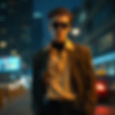 Urban Fashion: Slimfit Jacket in Contemporary Style Fashionable ensemble featuring a slimfit jacket in an urban setting