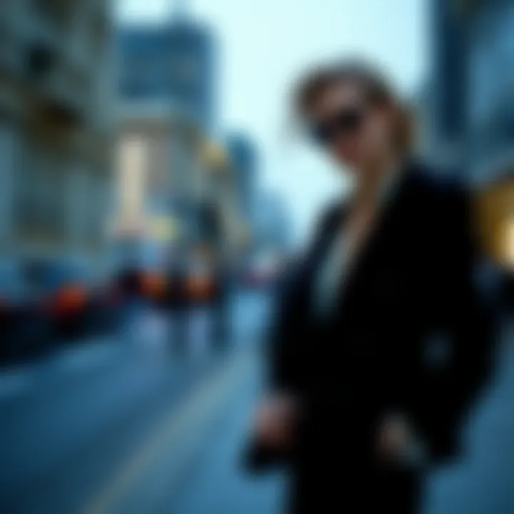 Sophisticated style in urban settings