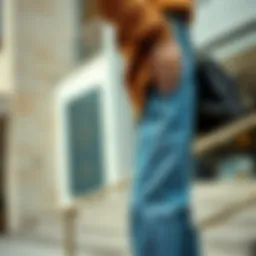 Stylish denim pants for girls