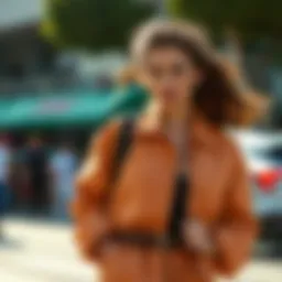 Stylish summer jacket showcasing modern design