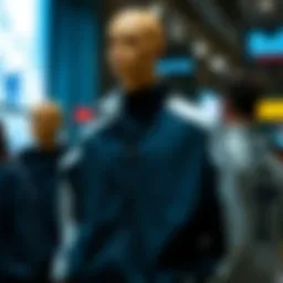 Stylish tracksuit ensemble on a mannequin