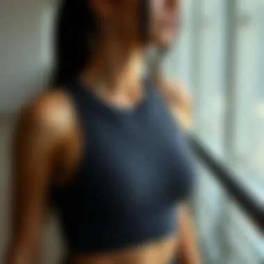 A stylish workout outfit that balances performance and aesthetics