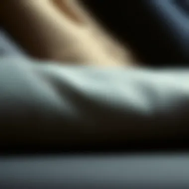 Close-up of premium fabric textures used in suits