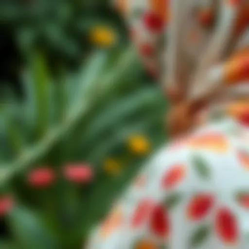 Floral Summer Wrap Elegant summer wrap with floral designs