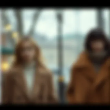 Sustainable Fashion with Brown Coat Style Sustainable fashion elements intertwined with brown coat style