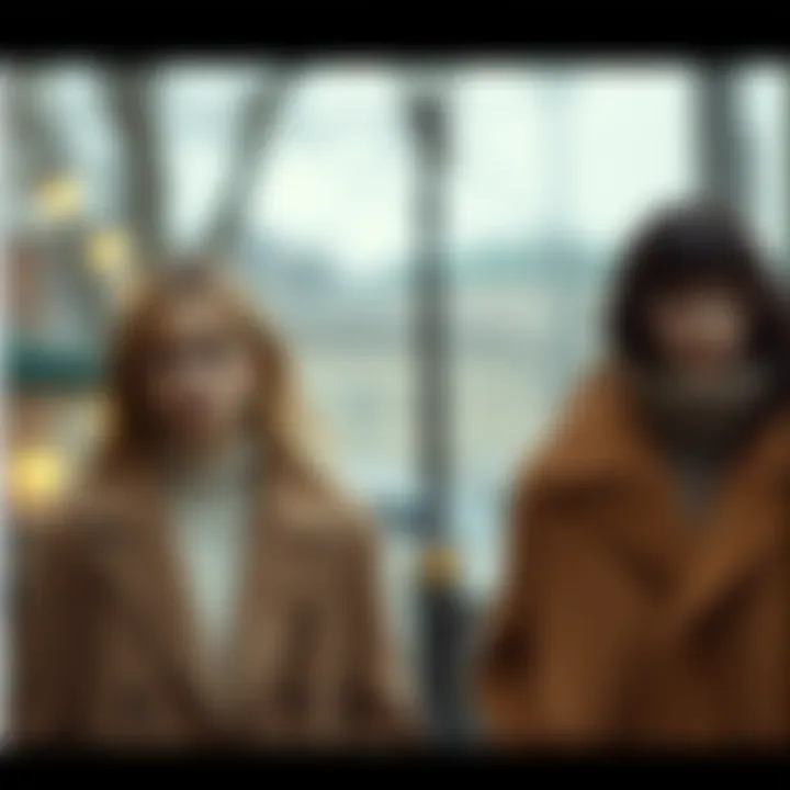 Sustainable Fashion with Brown Coat Style Sustainable fashion elements intertwined with brown coat style