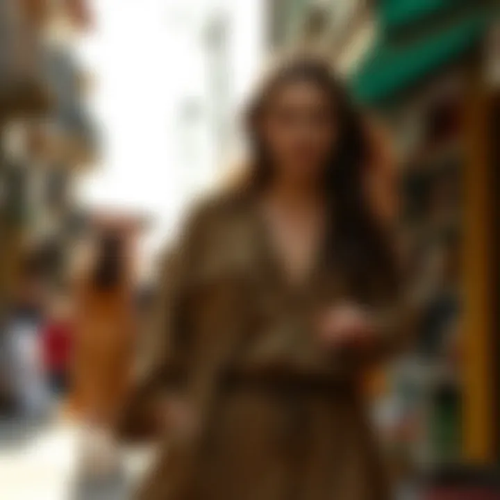 A vibrant array of sustainable clothing choices