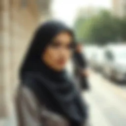 Elegant hijab fashion showcasing contemporary styles