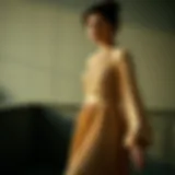 Elegant pleated dress showcasing a blend of style and comfort