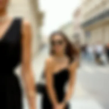 Accessorizing the Timeless Black Dress Fashionable accessories complementing a black dress