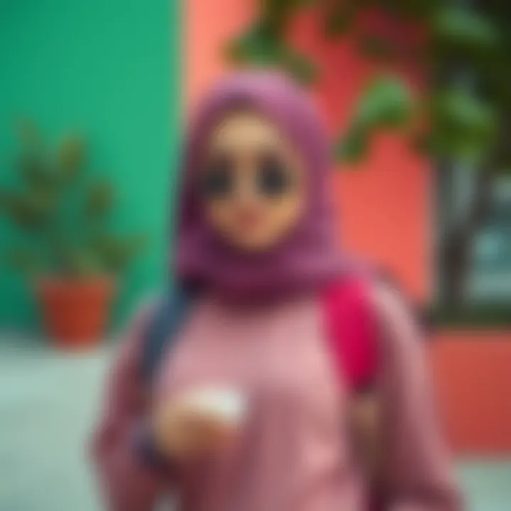 Trendy color palette for athletic modest wear