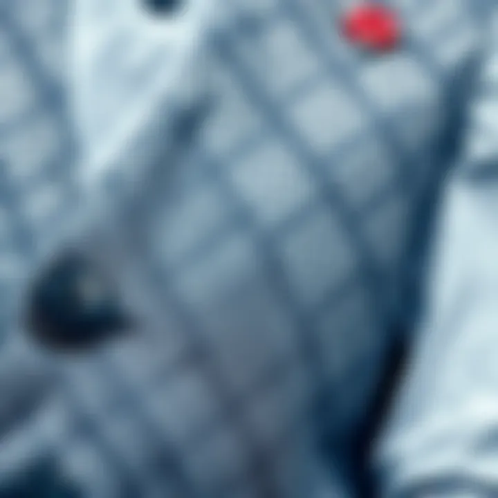 Textured fabric close-up of a stylish vest