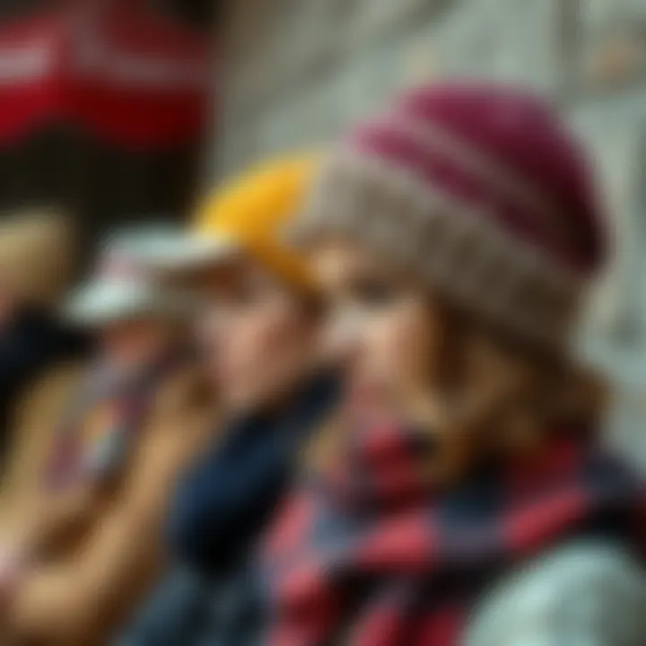 Sustainable materials used for knitted hats