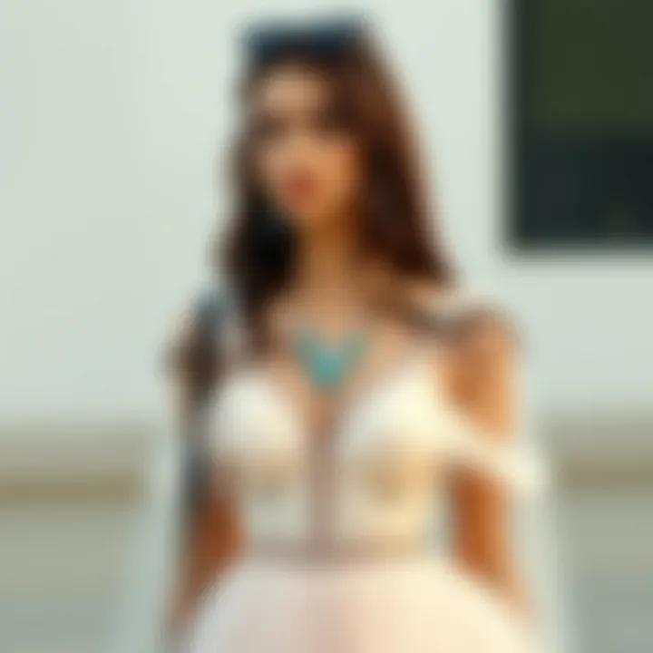 Styling Tulle Dresses with Accessories Stylish tulle dress paired with accessories