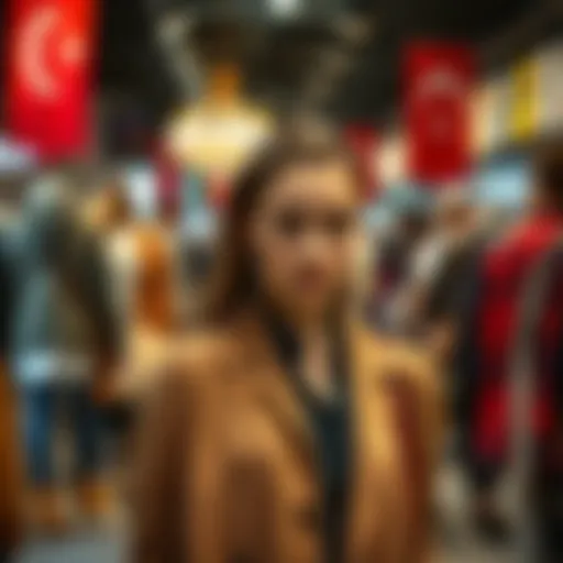 Fashion hub showcasing Turkish brands