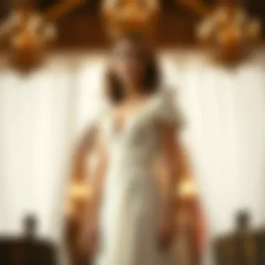 Stylish long white dress suitable for formal events