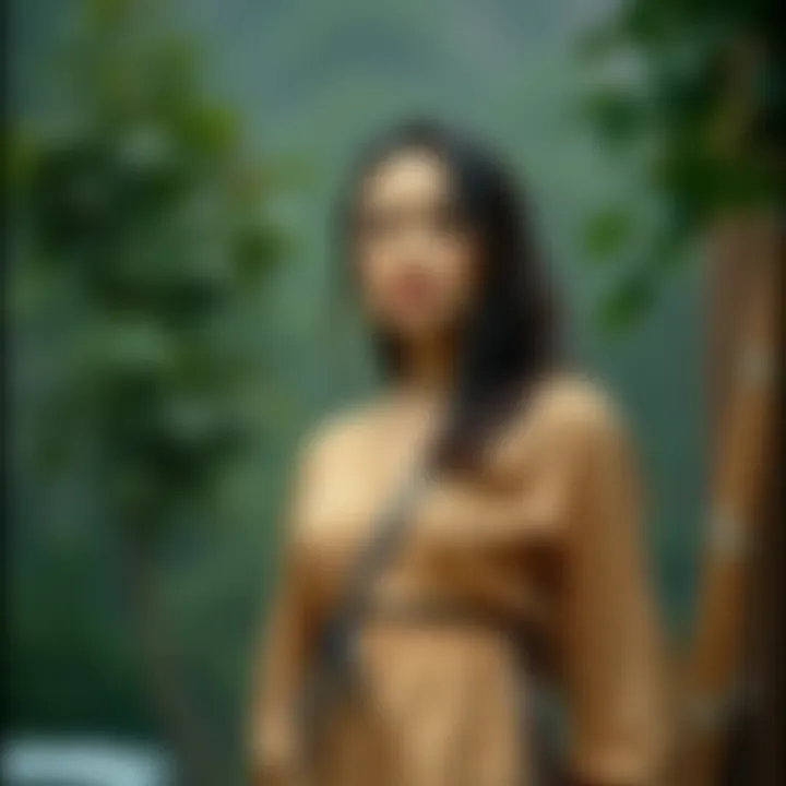 Sustainable fashion elements in long blouse designs