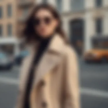 Chic Combinations: Styling Long Coats with Accessories A fashion-forward individual effortlessly styling a long coat with accessories.