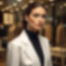 Elegant display of valuer elbise showcasing modern fashion trends