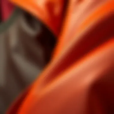 Fabric Texture of Visor Color Jacket Close-up of the fabric texture of a vison color jacket