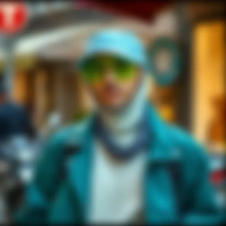 Stylish Outfit with Visor Color Jacket Fashionable outfit combination featuring a vison color jacket