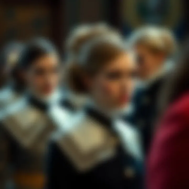 Evolution of Collar Styles in Fashion History Historical fashion illustration showing collar styles